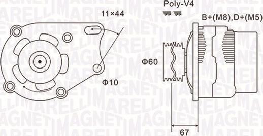 Magneti Marelli 063731153010 - Alternator www.molydon.hr