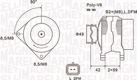 Magneti Marelli 063731863010 - Alternator www.molydon.hr