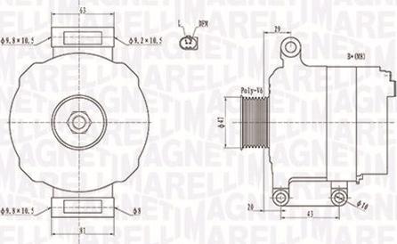 Magneti Marelli 063731867010 - Alternator www.molydon.hr