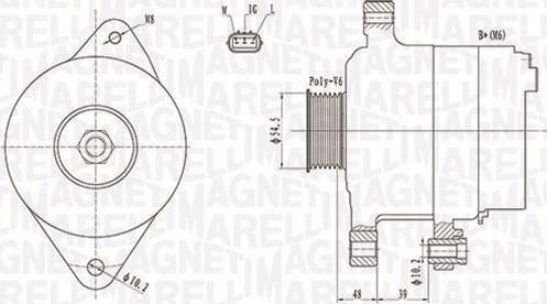 Magneti Marelli 063731800010 - Alternator www.molydon.hr