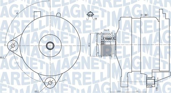 Magneti Marelli 063731888010 - Alternator www.molydon.hr