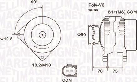 Magneti Marelli 063731825010 - Alternator www.molydon.hr