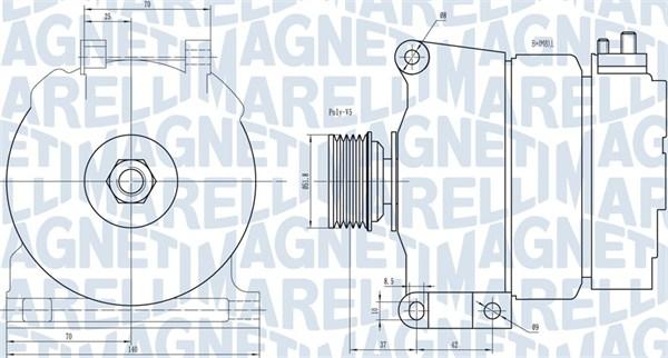 Magneti Marelli 063731342010 - Alternator www.molydon.hr