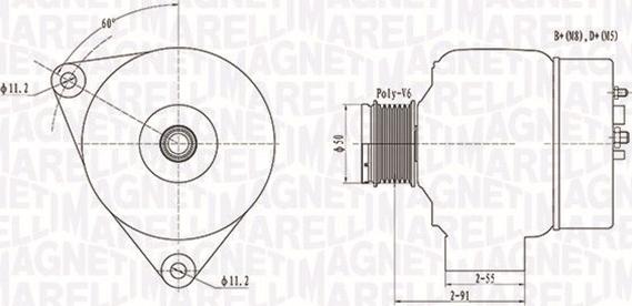 Magneti Marelli 063731300010 - Alternator www.molydon.hr