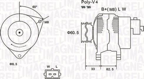 Magneti Marelli 063731317010 - Alternator www.molydon.hr