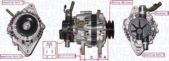 Magneti Marelli 063731711010 - Alternator www.molydon.hr