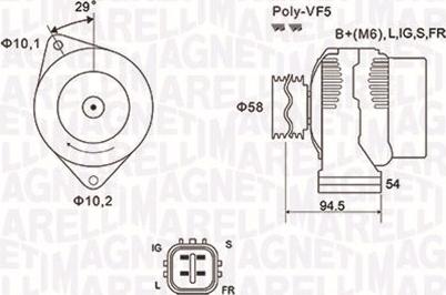 Magneti Marelli 063731721010 - Alternator www.molydon.hr