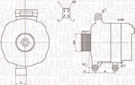 Magneti Marelli 063731728010 - Alternator www.molydon.hr