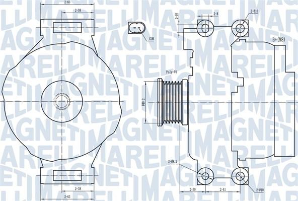 Magneti Marelli 063731773010 - Alternator www.molydon.hr