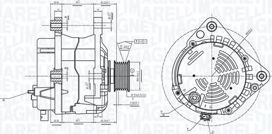 Magneti Marelli 063733837010 - Alternator www.molydon.hr