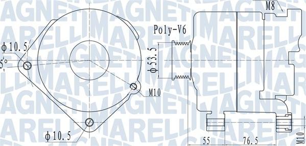 Magneti Marelli 063732095010 - Alternator www.molydon.hr