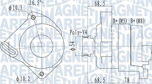 Magneti Marelli 063732096010 - Alternator www.molydon.hr