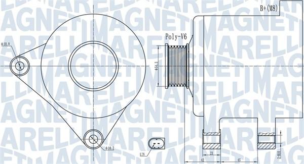 Magneti Marelli 063732091010 - Alternator www.molydon.hr