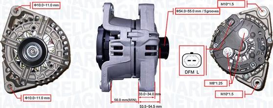 Magneti Marelli 063732046010 - Alternator www.molydon.hr