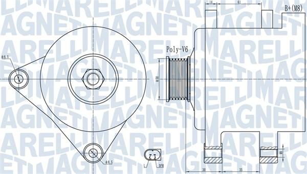 Magneti Marelli 063732056010 - Alternator www.molydon.hr