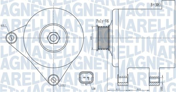 Magneti Marelli 063732015010 - Alternator www.molydon.hr