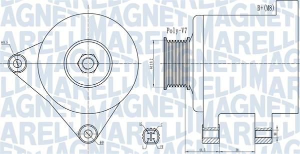 Magneti Marelli 063732078010 - Alternator www.molydon.hr