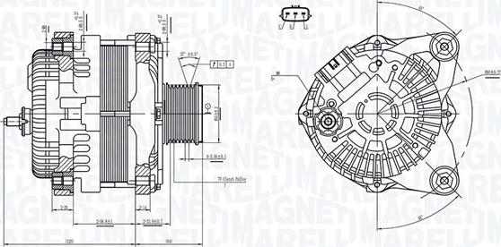 Magneti Marelli 063732182010 - Alternator www.molydon.hr