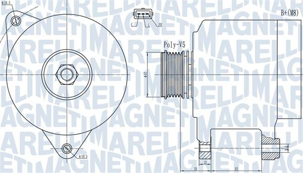 Magneti Marelli 063732133010 - Alternator www.molydon.hr