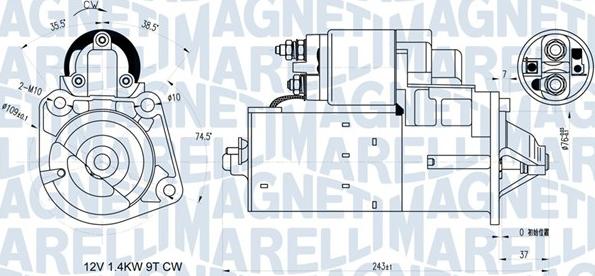 Magneti Marelli 063721398010 - Starter www.molydon.hr