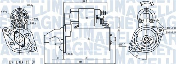 Magneti Marelli 063721256010 - Starter www.molydon.hr