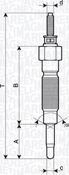 Magneti Marelli 062900132304 - Grijač za paljenje www.molydon.hr