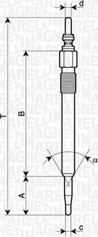 Magneti Marelli 062900128304 - Grijač za paljenje www.molydon.hr