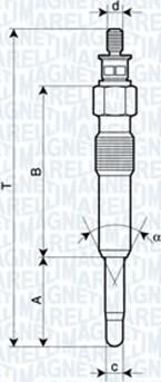 Magneti Marelli 062503901304 - Grijač za paljenje www.molydon.hr