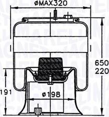 Magneti Marelli 030607020117 - Meh, pneumatski Ovjes www.molydon.hr
