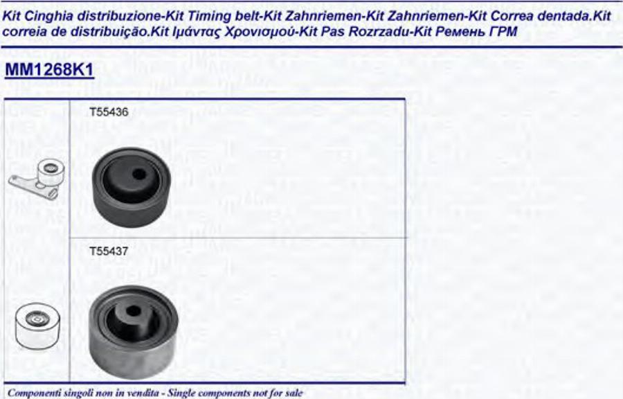 Magneti Marelli 341312681201 - Komplet zupčastog remena www.molydon.hr