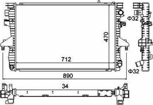 Magneti Marelli 359000301620 - Hladnjak, hladjenje motora www.molydon.hr