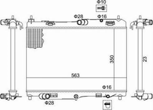 Magneti Marelli 359000301820 - Hladnjak, hladjenje motora www.molydon.hr