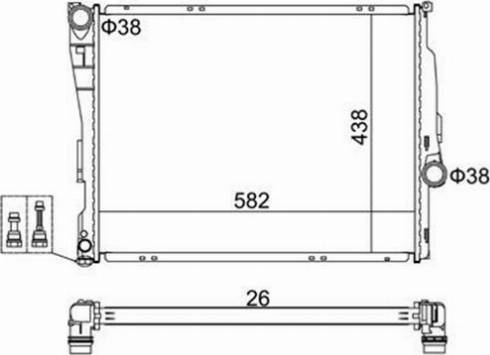 Magneti Marelli 359000302090 - Hladnjak, hladjenje motora www.molydon.hr