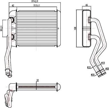 Magneti Marelli 359000302020 - Izmjenjivač topline, grijanje unutrasnjeg prostora www.molydon.hr