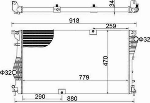 Magneti Marelli 359000310020 - Hladnjak, hladjenje motora www.molydon.hr