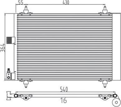 Magneti Marelli 359003220410 - Kondenzator, klima-Uređaj www.molydon.hr