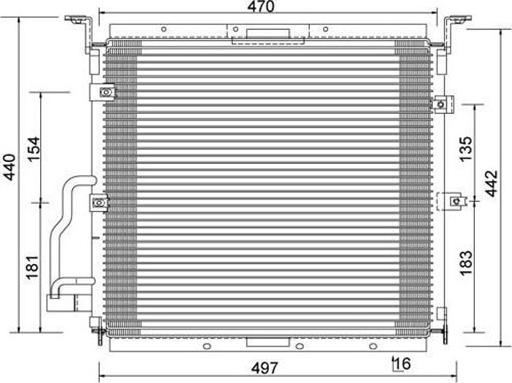 Magneti Marelli 359003220160 - Kondenzator, klima-Uređaj www.molydon.hr