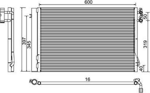 Magneti Marelli 359003220290 - Kondenzator, klima-Uređaj www.molydon.hr