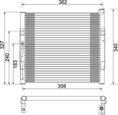 Magneti Marelli 359003220700 - Kondenzator, klima-Uređaj www.molydon.hr