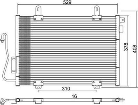 Magneti Marelli 359003221440 - Kondenzator, klima-Uređaj www.molydon.hr