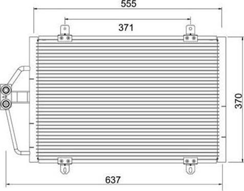 Magneti Marelli 359003221430 - Kondenzator, klima-Uređaj www.molydon.hr