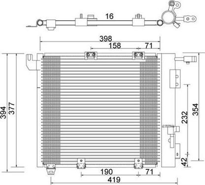 Magneti Marelli 359003221370 - Kondenzator, klima-Uređaj www.molydon.hr