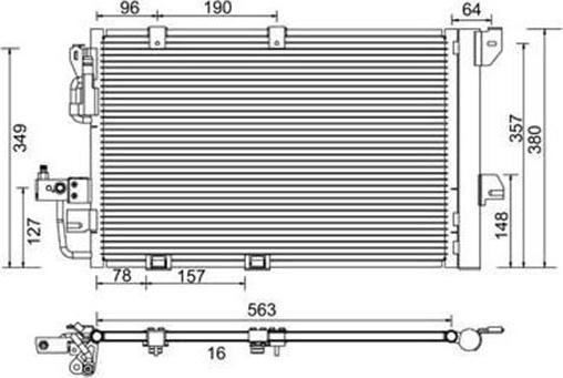 Magneti Marelli 359003221260 - Kondenzator, klima-Uređaj www.molydon.hr