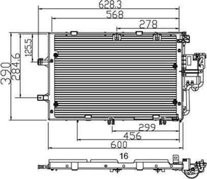 Magneti Marelli 359003221230 - Kondenzator, klima-Uređaj www.molydon.hr