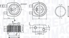 Magneti Marelli 350300001900 - Uljni hladnjak, ulje za motor www.molydon.hr