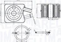 Magneti Marelli 350300003200 - Uljni hladnjak, ulje za motor www.molydon.hr