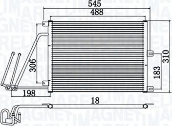 Magneti Marelli 350203950000 - Kondenzator, klima-Uređaj www.molydon.hr