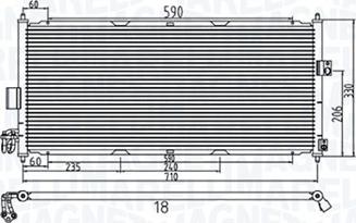 Magneti Marelli 350203958000 - Kondenzator, klima-Uređaj www.molydon.hr