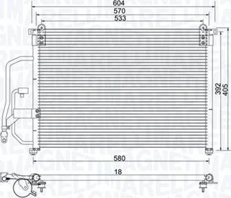 Magneti Marelli 350203960000 - Kondenzator, klima-Uređaj www.molydon.hr