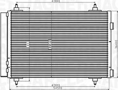 Magneti Marelli 350203916000 - Kondenzator, klima-Uređaj www.molydon.hr